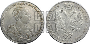 1 рубль 1727 года (Портрет вправо, Московский тип)