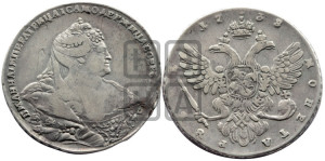 1 рубль 1738 года (московский тип)