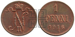 1 пенни 1916 года