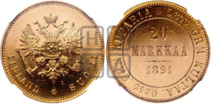 20 марок 1891 года L