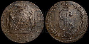 10 копеек 1776 года КМ (для Сибири)