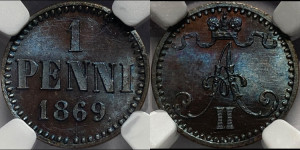 Пенни 1869 года