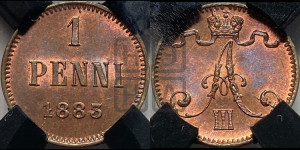 1 пенни 1883 года