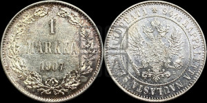 1 марка 1907 года L