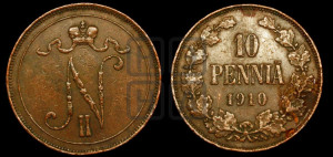 10 пенни 1910 года