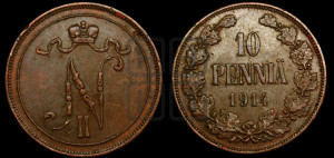 10 пенни 1914 года