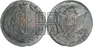5 копеек 1764 года ЕМ (ЕМ, Екатеринбургский монетный двор)