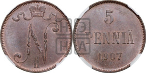 5 пенни 1907 года