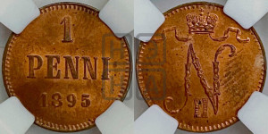 1 пенни 1895 года