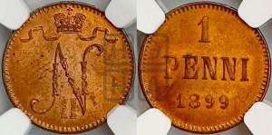 1 пенни 1899 года