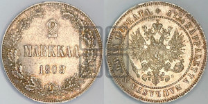 2 марки 1908 года L