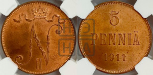 5 пенни 1911 года