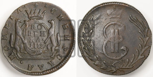 1 копейка 1778 года КМ (для Сибири)