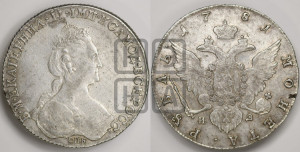 1 рубль 1781 года СПБ/ИЗ (новый тип)
