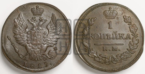 1 копейка 1819 года КМ/АД (Орел обычный, КМ, Сузунский двор)