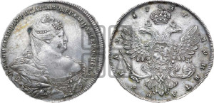 1 рубль 1737 года (московский тип)