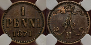 Пенни 1871 года
