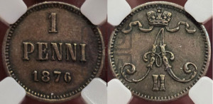 Пенни 1876 года