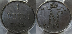 1 пенни 1902 года