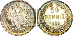 50 пенни 1889 года L