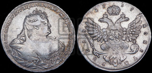 1 рубль 1737 года (московский тип)