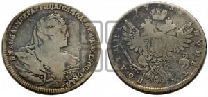 Полтина 1737 года (московский тип)