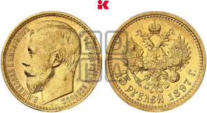 15 рублей 1897 года (АГ)