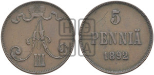 5 пенни 1892 года