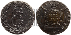 Денга 1768 года КМ (для Сибири)