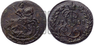 Денга 1788 года КМ (КМ, Сузунский монетный двор)
