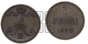 1 пенни 1883 года