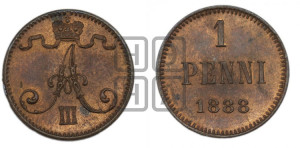 1 пенни 1888 года