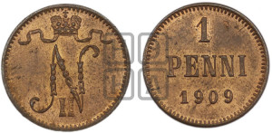 1 пенни 1909 года