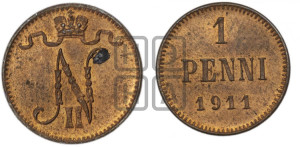 1 пенни 1911 года