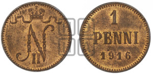 1 пенни 1916 года