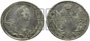 Полтина 1737 года (московский тип)