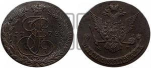 5 копеек 1773 года ЕМ (ЕМ, Екатеринбургский монетный двор)