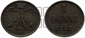 1 пенни 1888 года