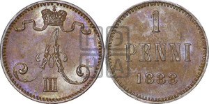 1 пенни 1888 года