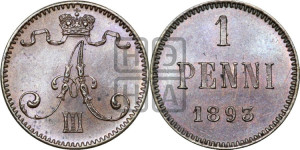 1 пенни 1893 года