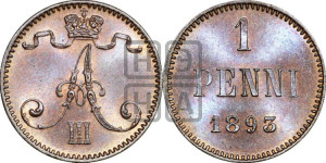 1 пенни 1893 года