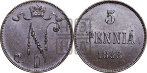 5 пенни 1898 года