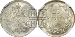 25 пенни 1907 года L