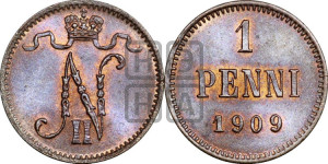 1 пенни 1909 года