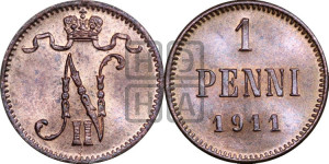 1 пенни 1911 года