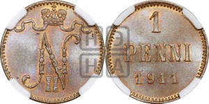 1 пенни 1911 года