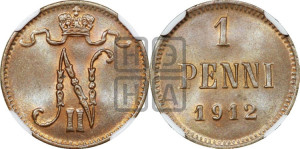 1 пенни 1912 года