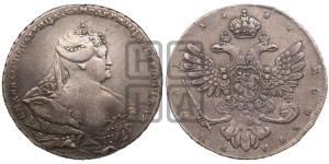 1 рубль 1737 года (московский тип)