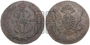 5 копеек 1765 года ММ (ММ, Красный  монетный двор)