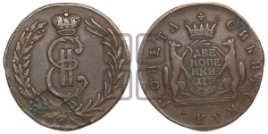 2 копейки 1776 года КМ (для Сибири)